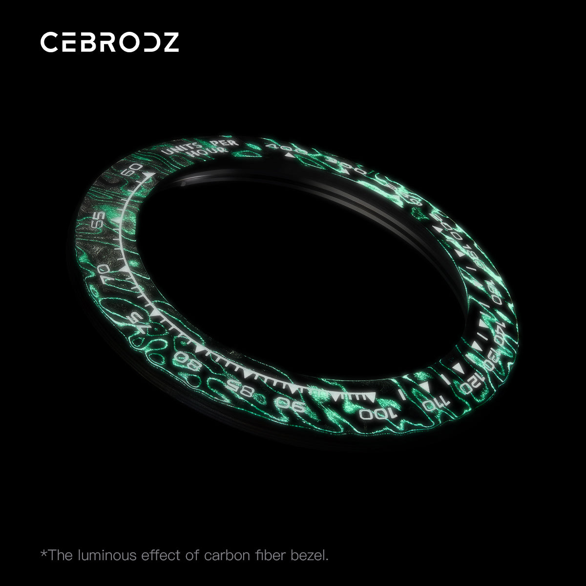 CEBRODZ Men's Chronograph DIY bezel Skeleton Watch 904L stainless steel Mechanical Automatic machinery 50m waterproof