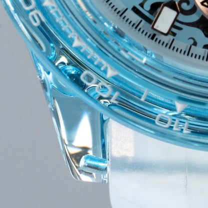 CEBRODZ Men's Chronograph K9 crystal case Skeleton Watch Mechanical Automatic machinery 50m waterproof