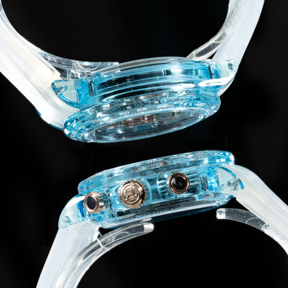 CEBRODZ Men's Chronograph K9 crystal case Skeleton Watch Mechanical Automatic machinery 50m waterproof